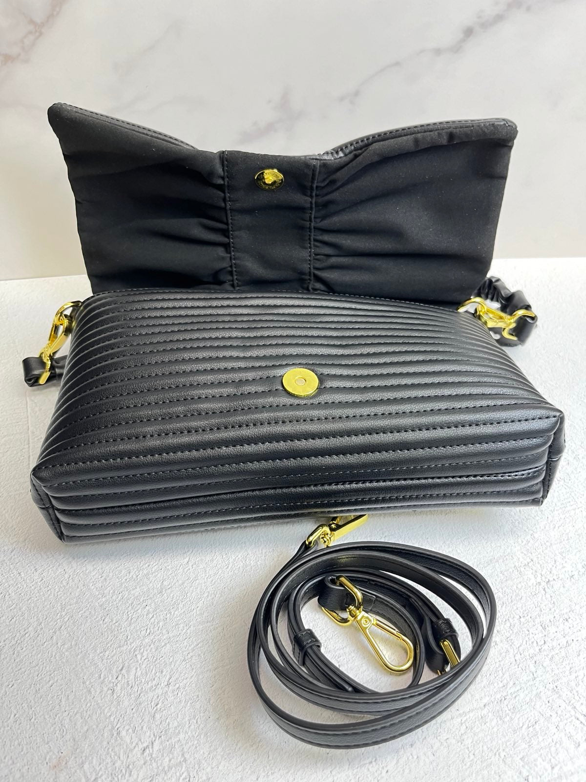 Genuine Leather Bag “Textured Grace”