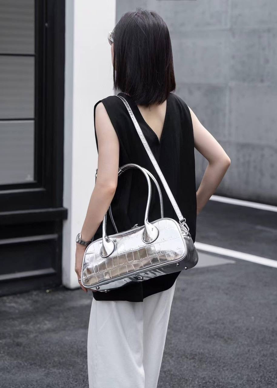 Glam Luxe leather bag