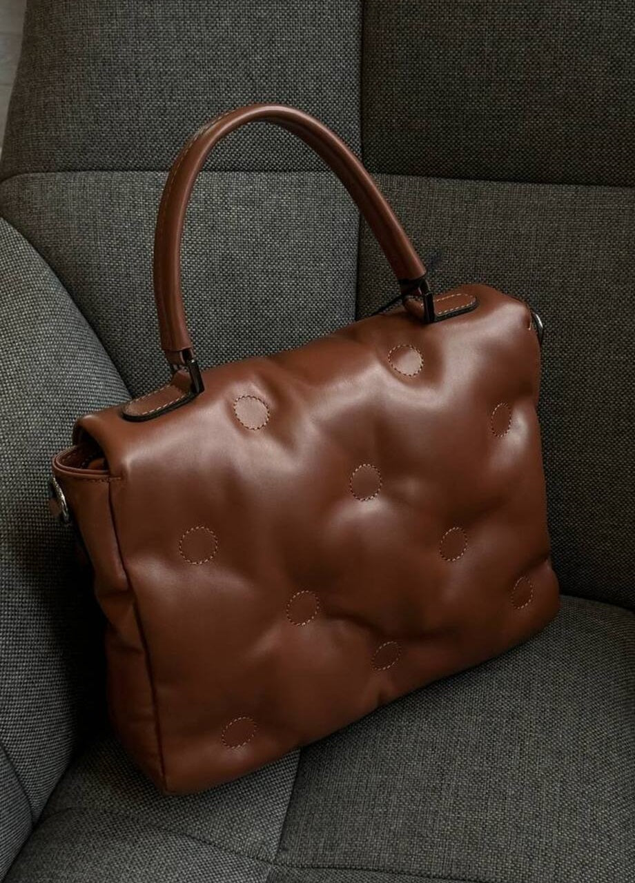 Coffee in Style – leather bag for fashionable women