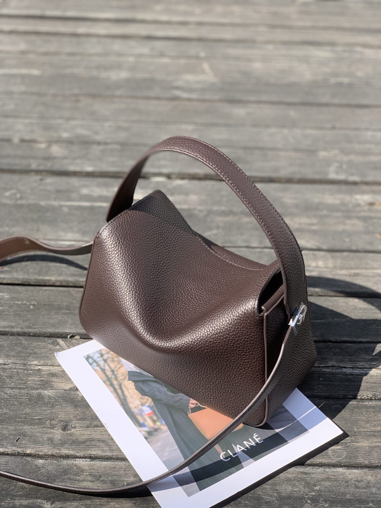 Dual Luxe – Genuine Leather Shoulder Bag