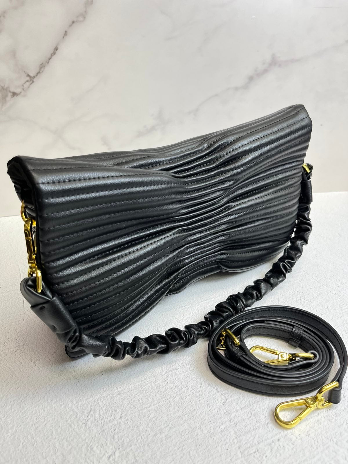 Genuine Leather Bag “Textured Grace”