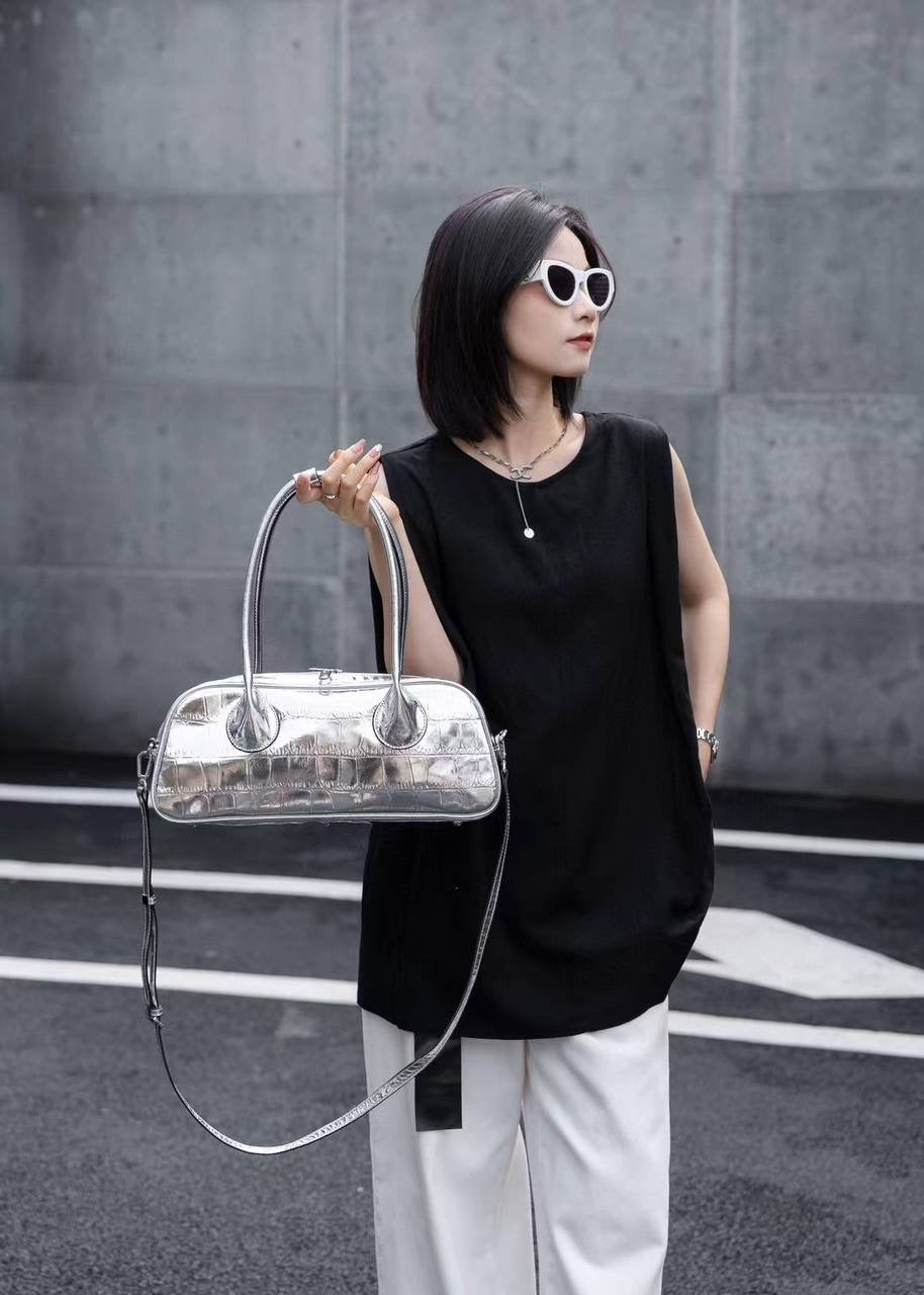 Glam Luxe leather bag