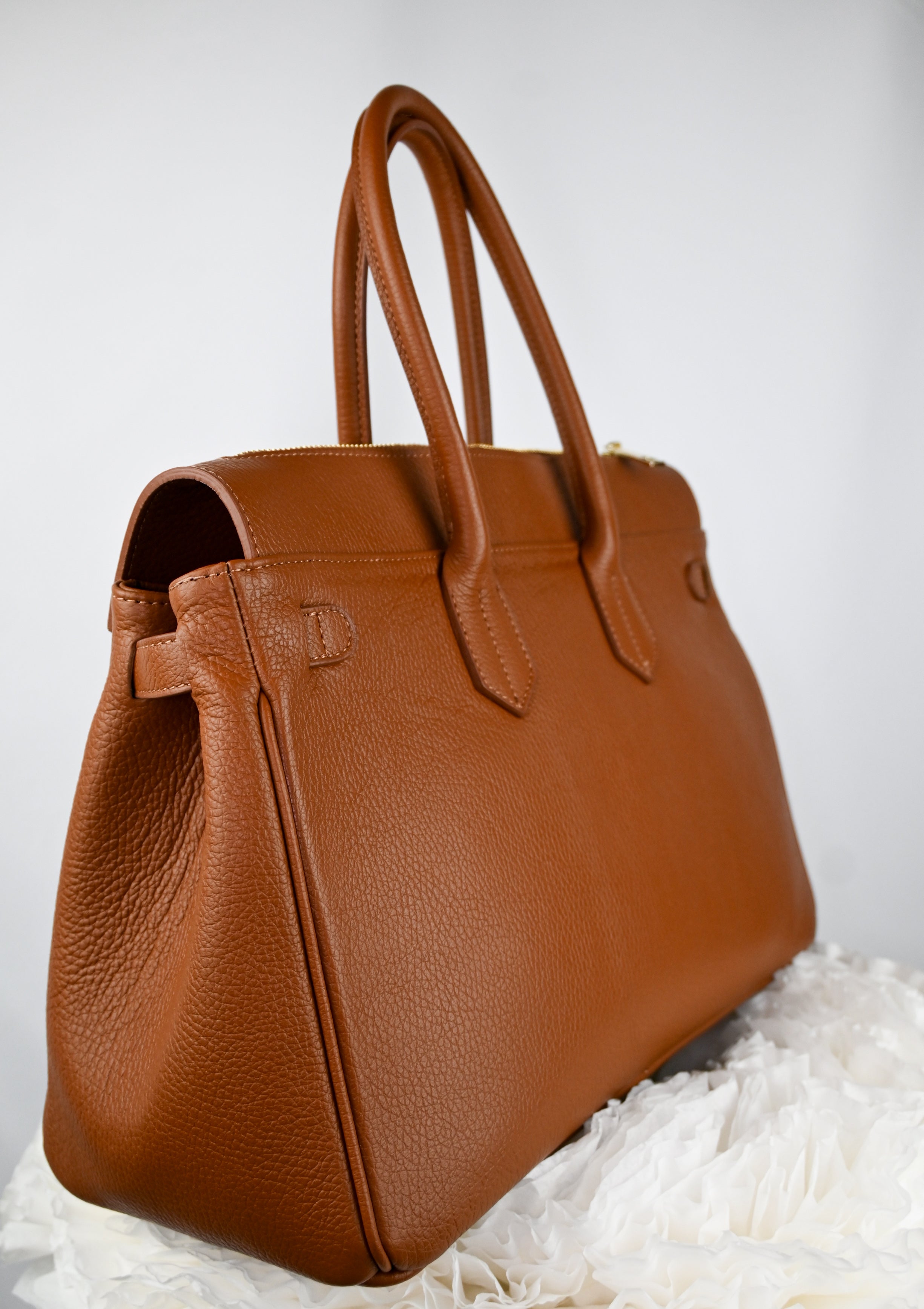 Milano Grande – Italian Leather Bag. Without a strap