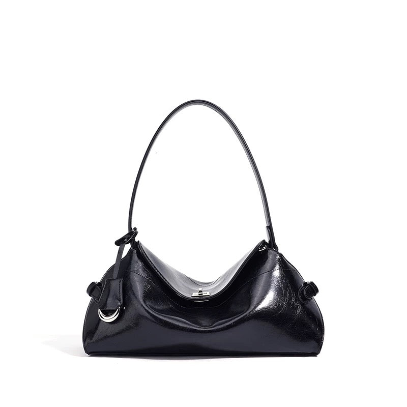 👜 Aylana Bag — Elegant Genuine Cowhide Leather Bag with Long Adjustable Strap