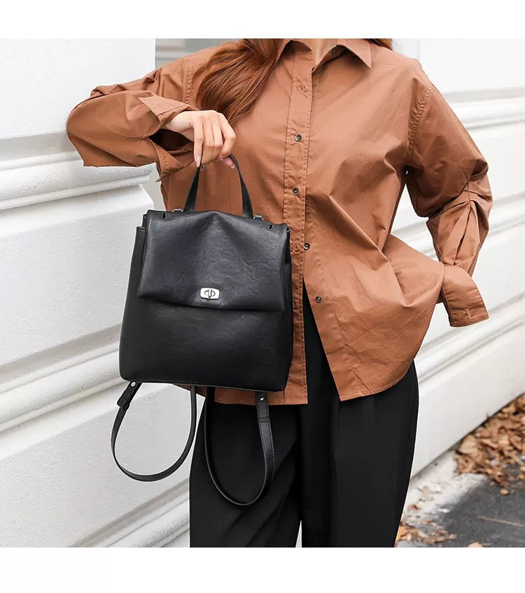 Timeless Leather Backpack Urban Elegance
