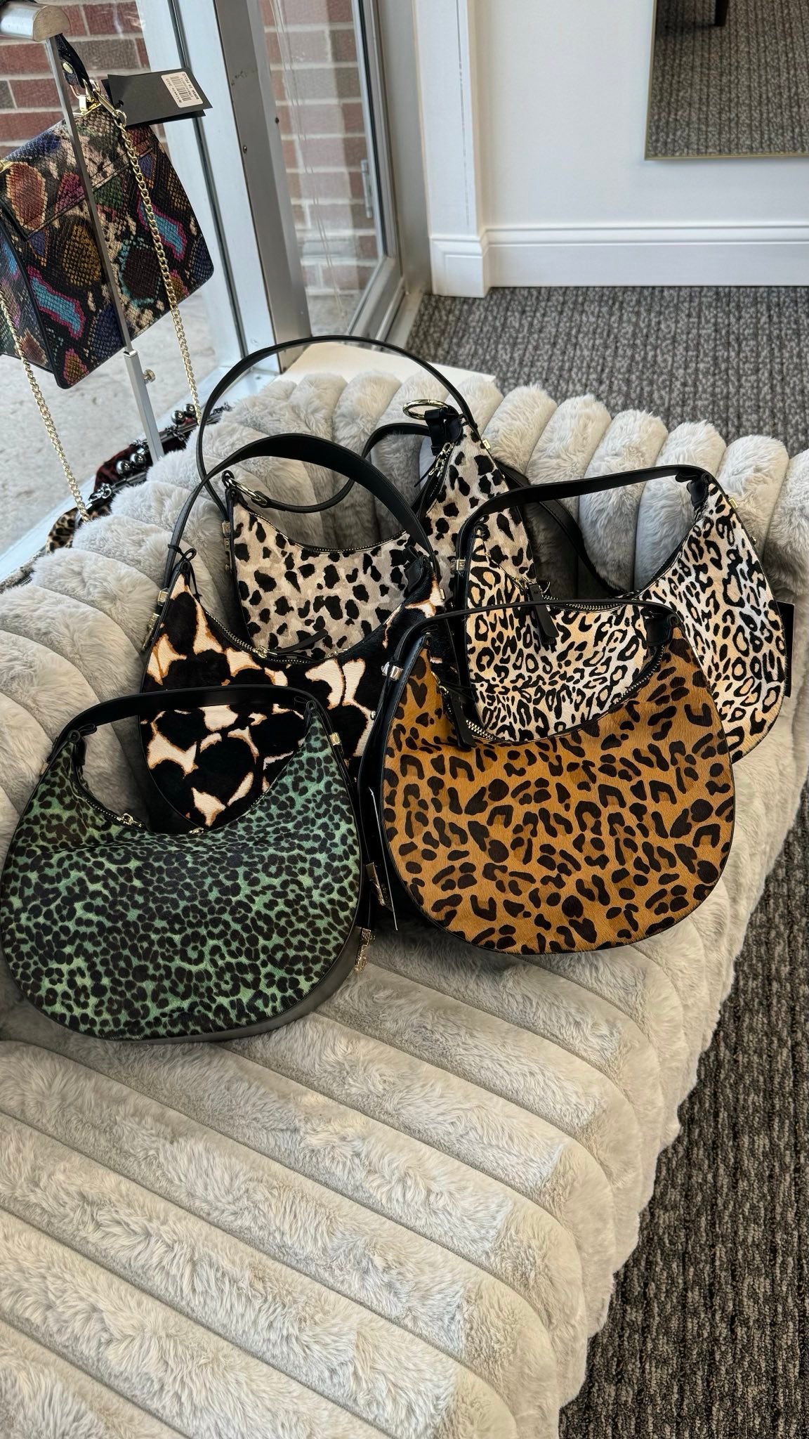 Genuine Leather and Fur Bag “Wild Elegance”