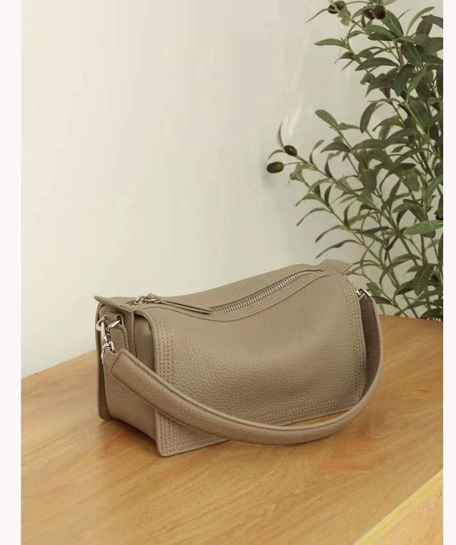 Sofia Curve – Soft Leather Shoulder Bag