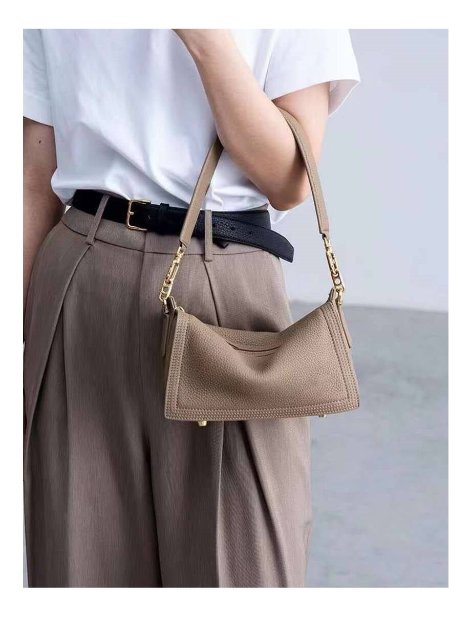 Sofia Curve – Soft Leather Shoulder Bag