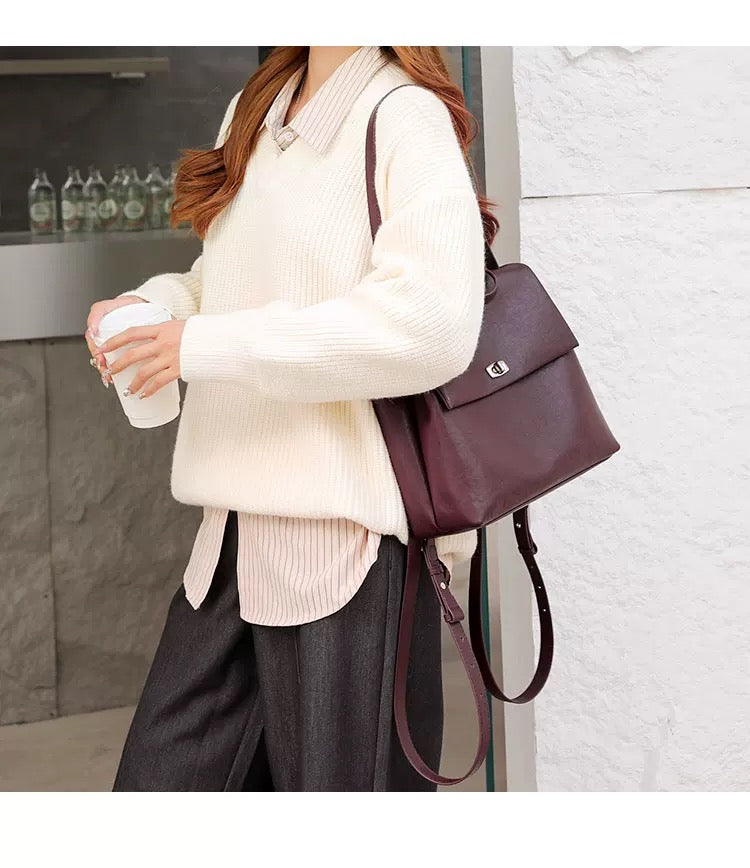 Timeless Leather Backpack Urban Elegance