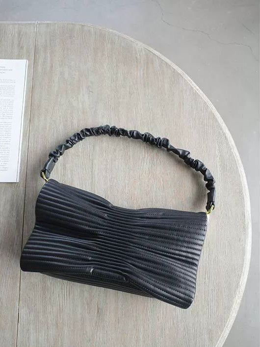 Genuine Leather Bag “Textured Grace”