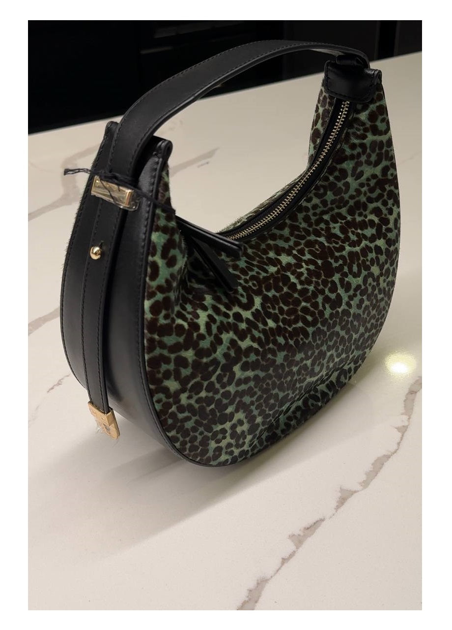 Genuine Leather and Fur Bag “Wild Elegance”