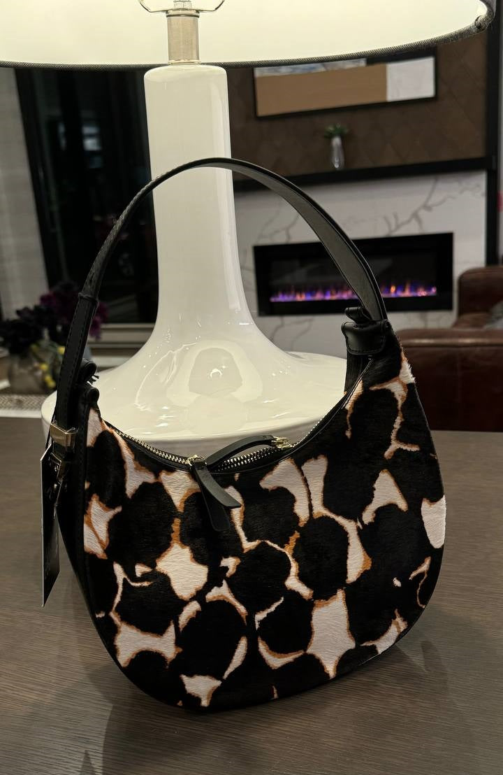 Genuine Leather and Fur Bag “Wild Elegance”