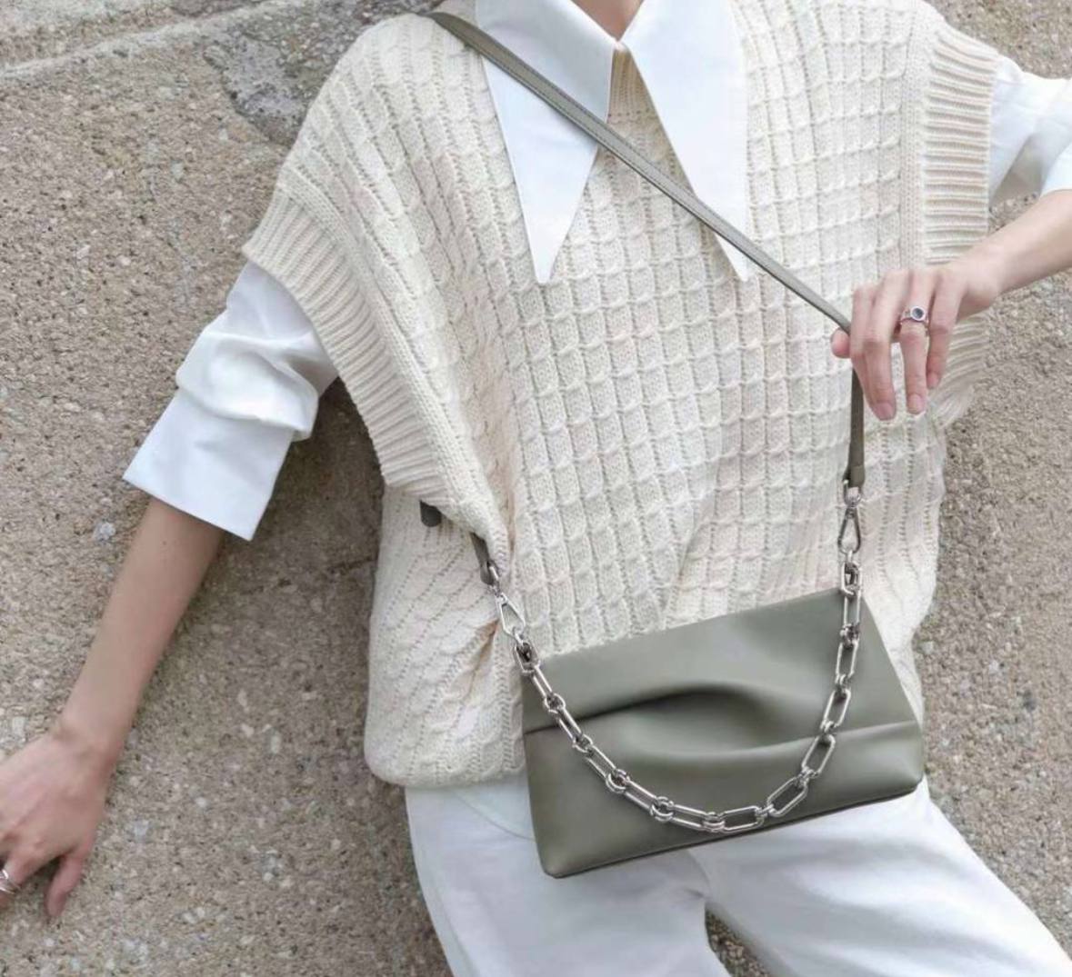 “Charm” — Modern Genuine Leather Bag