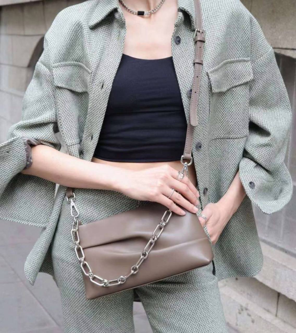 “Charm” — Modern Genuine Leather Bag