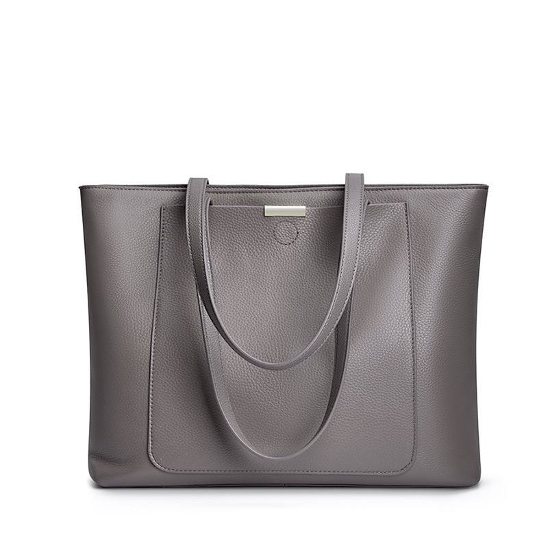 Spacious Leather Tote