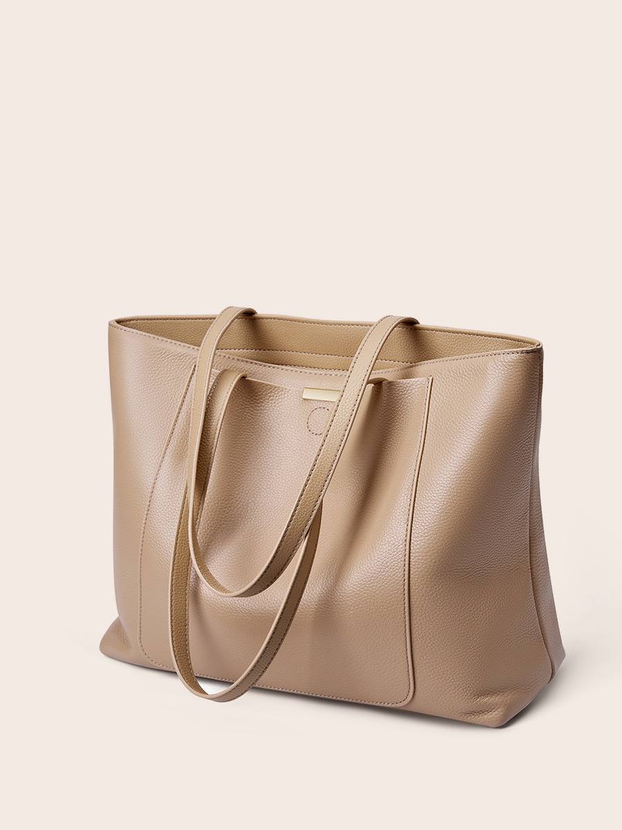 Spacious Leather Tote