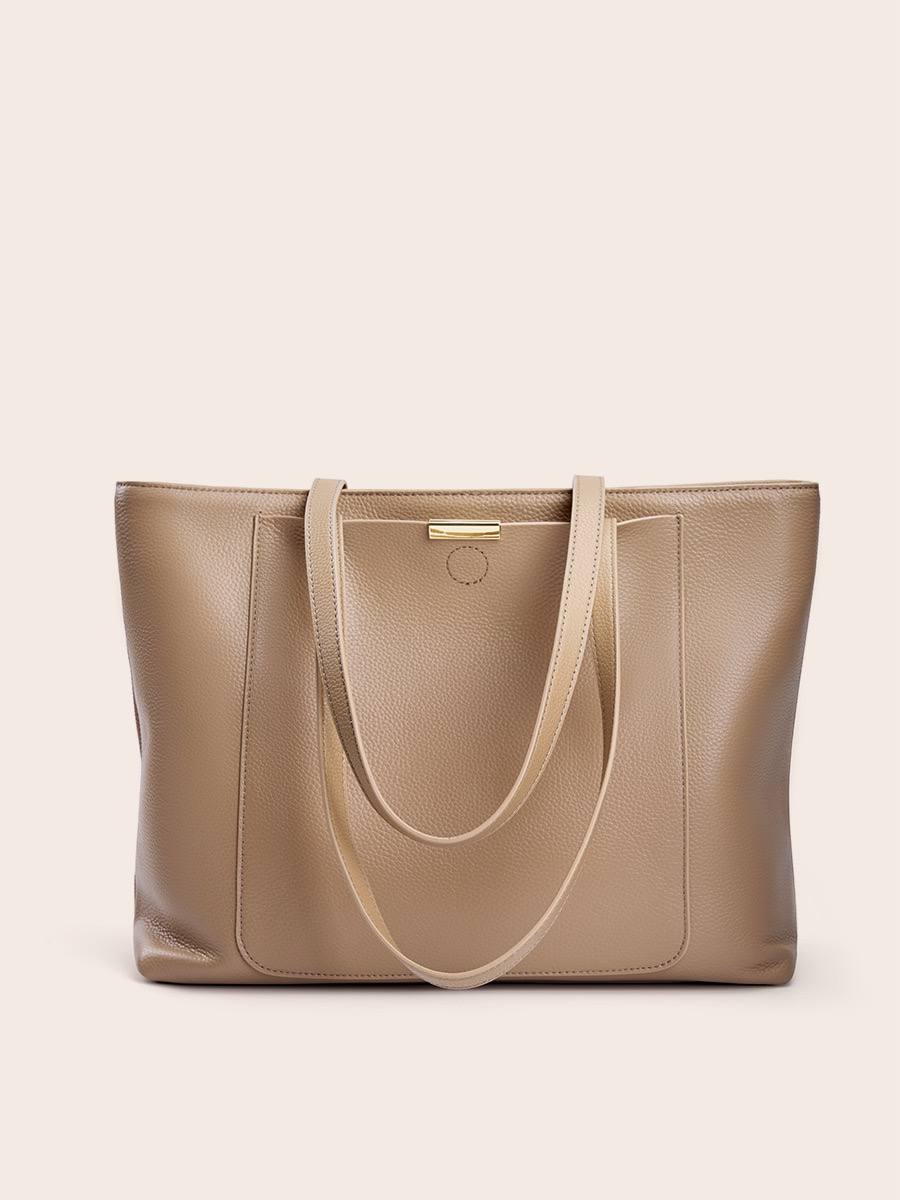 Spacious Leather Tote