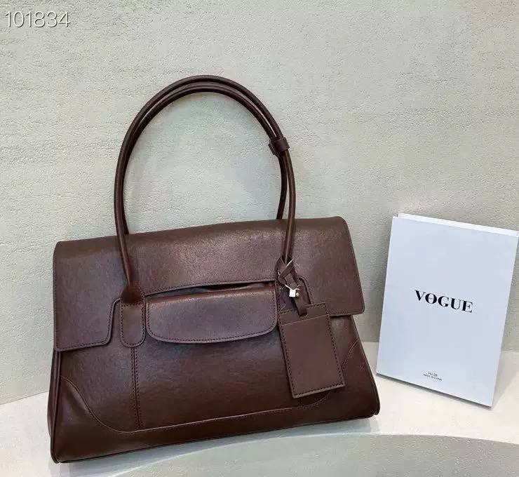Silhouette Noir Genuine Leather Shoulder Bag