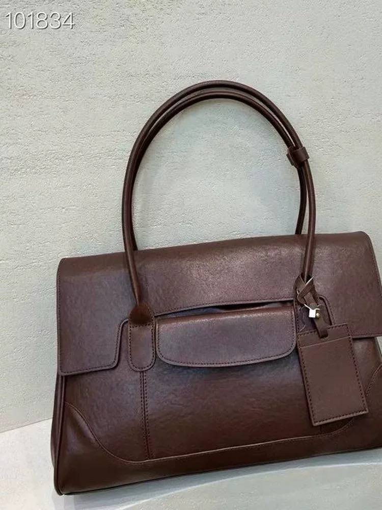 Silhouette Noir Genuine Leather Shoulder Bag