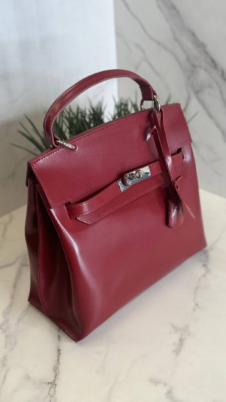 👜 Timeless Grace – Genuine Leather Structured Shoulder Bag | 14" Elegant Tote with Adjustable Strap
