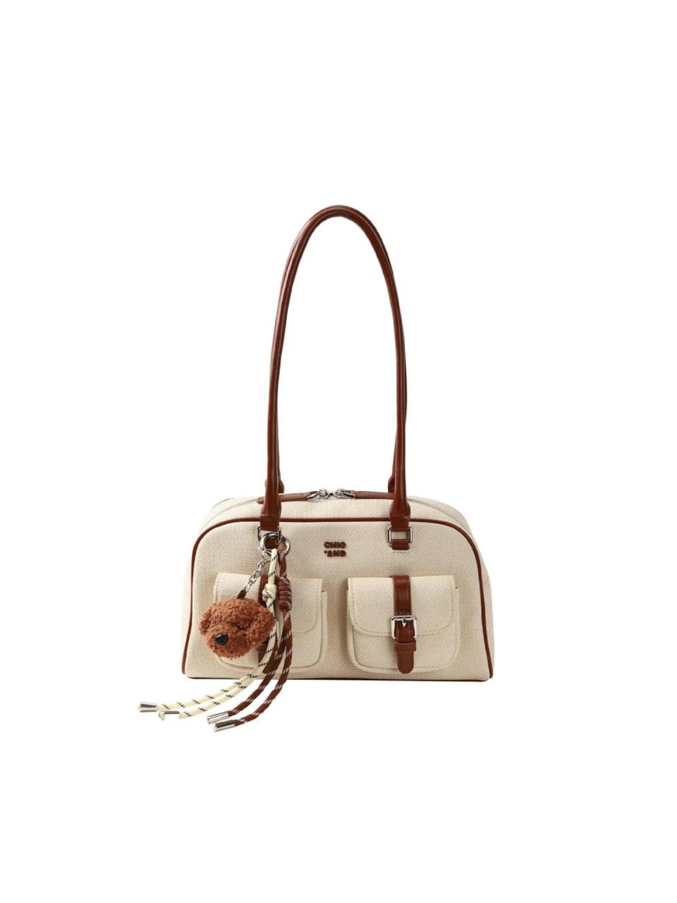 Elegance Blend Canvas and Faux Leather Bag