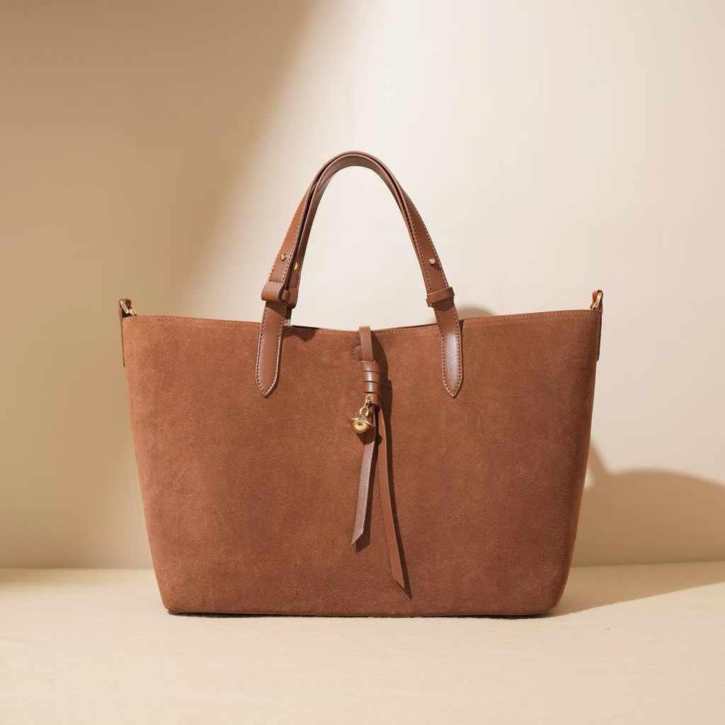 Suede Transformer Bag “Elegance Redefined”