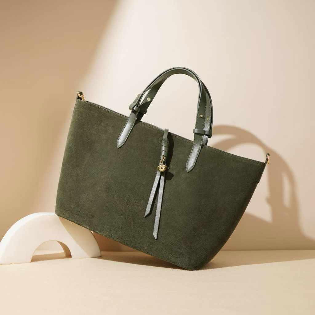 Suede Transformer Bag “Elegance Redefined”