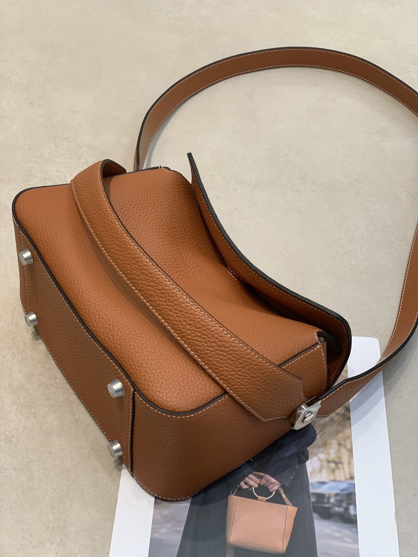 Dual Luxe – Genuine Leather Shoulder Bag