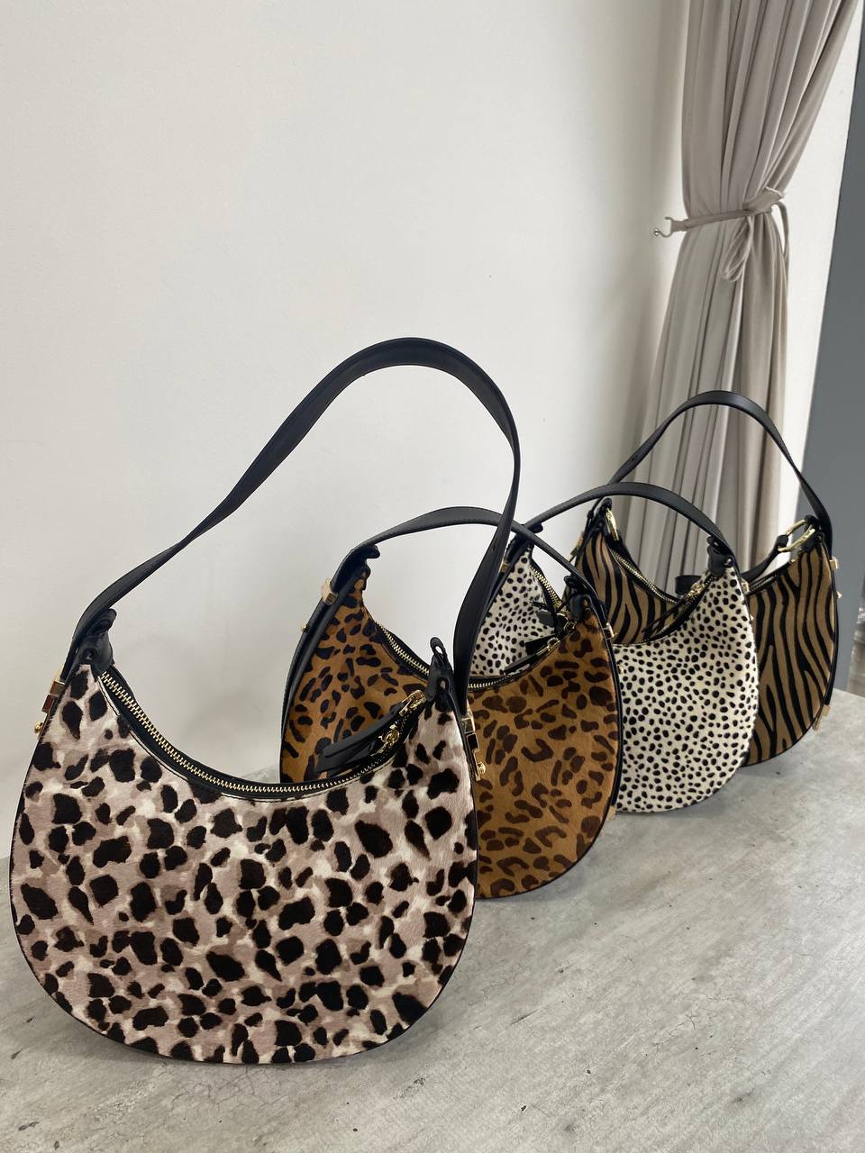 Bella Fierce – Italian Bag Made of Genuine Leather and Fur