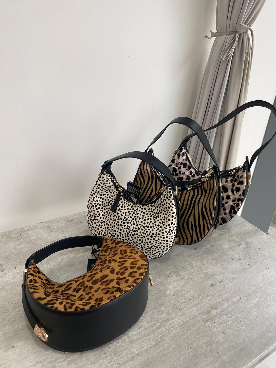 Bella Fierce – Italian Bag Made of Genuine Leather and Fur