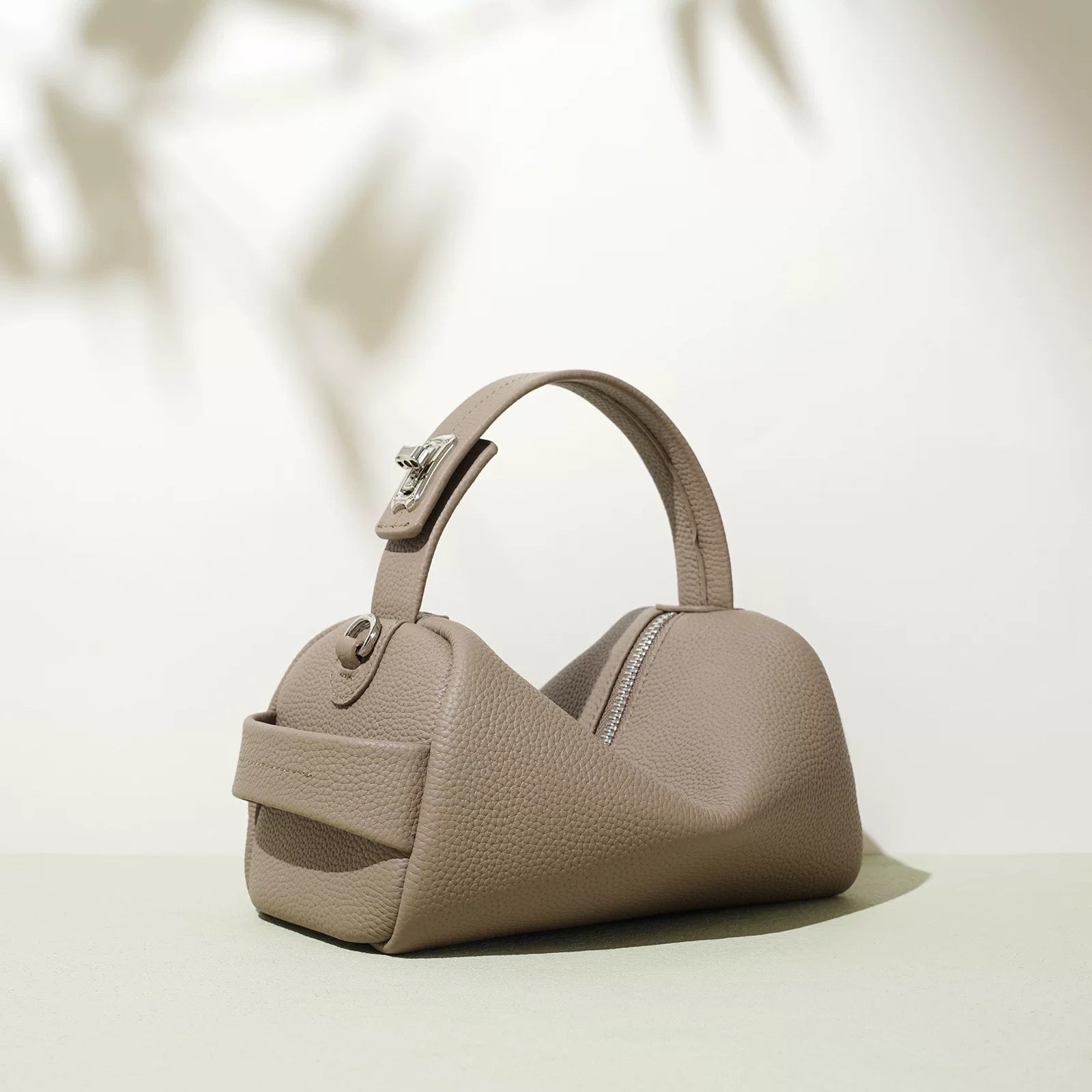 SoftDrop Grain Crossbody Bag — Compact Purse with Adjustable Long Strap