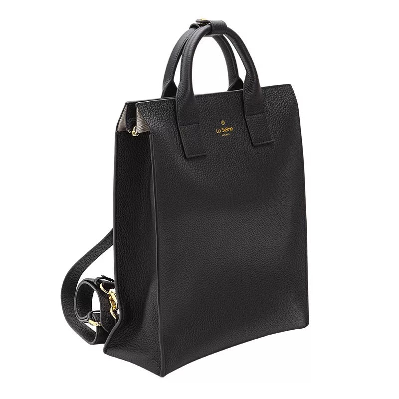 La Seine Genuine Leather 2-in-1 Tote Backpack for Documents  display picture 3