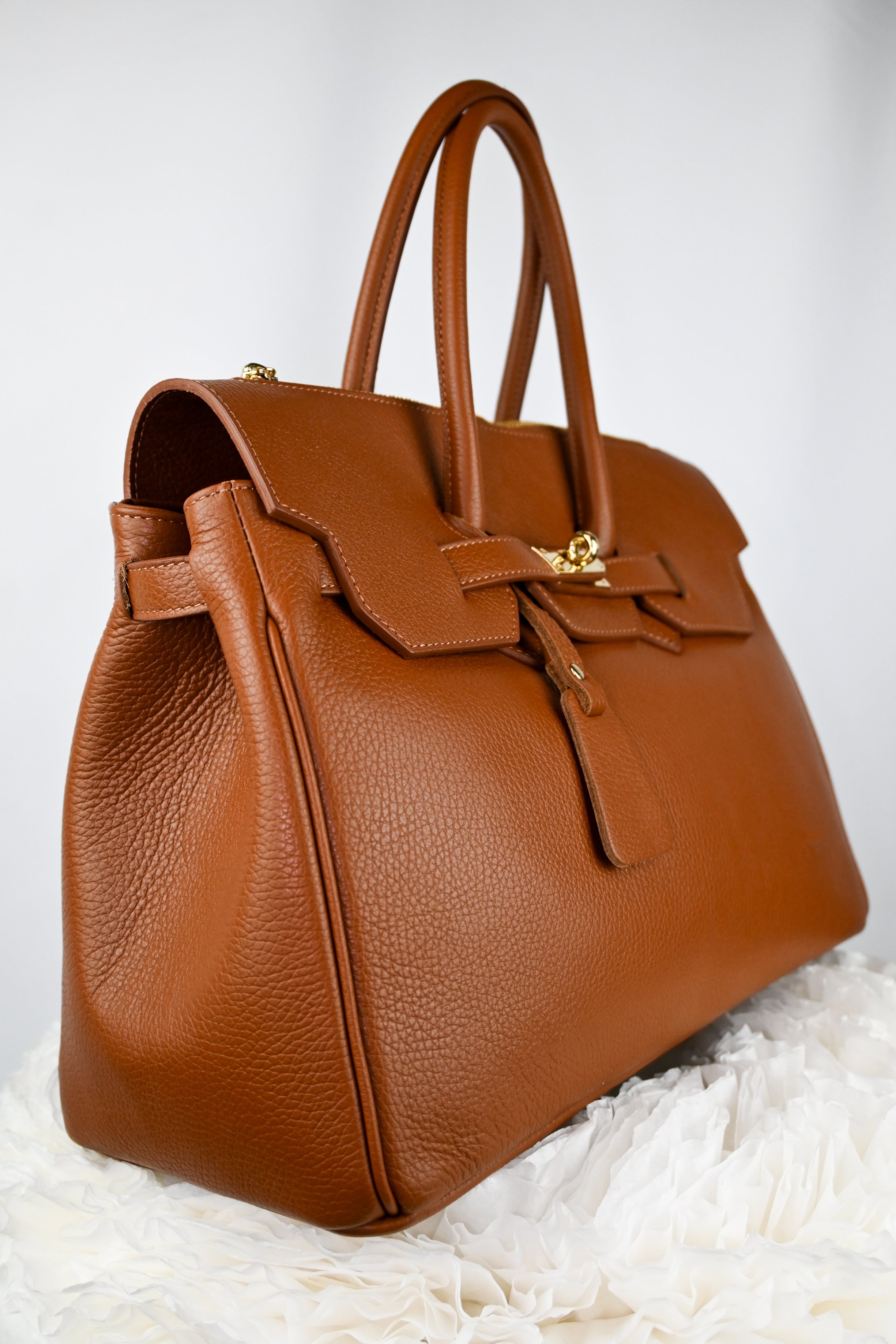 Milano Grande – Italian Leather Bag. Without a strap