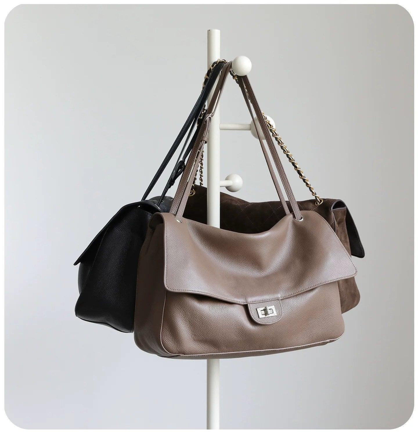 Pre-order. Bellissima Duo — Genuine Leather Shoulder Bag