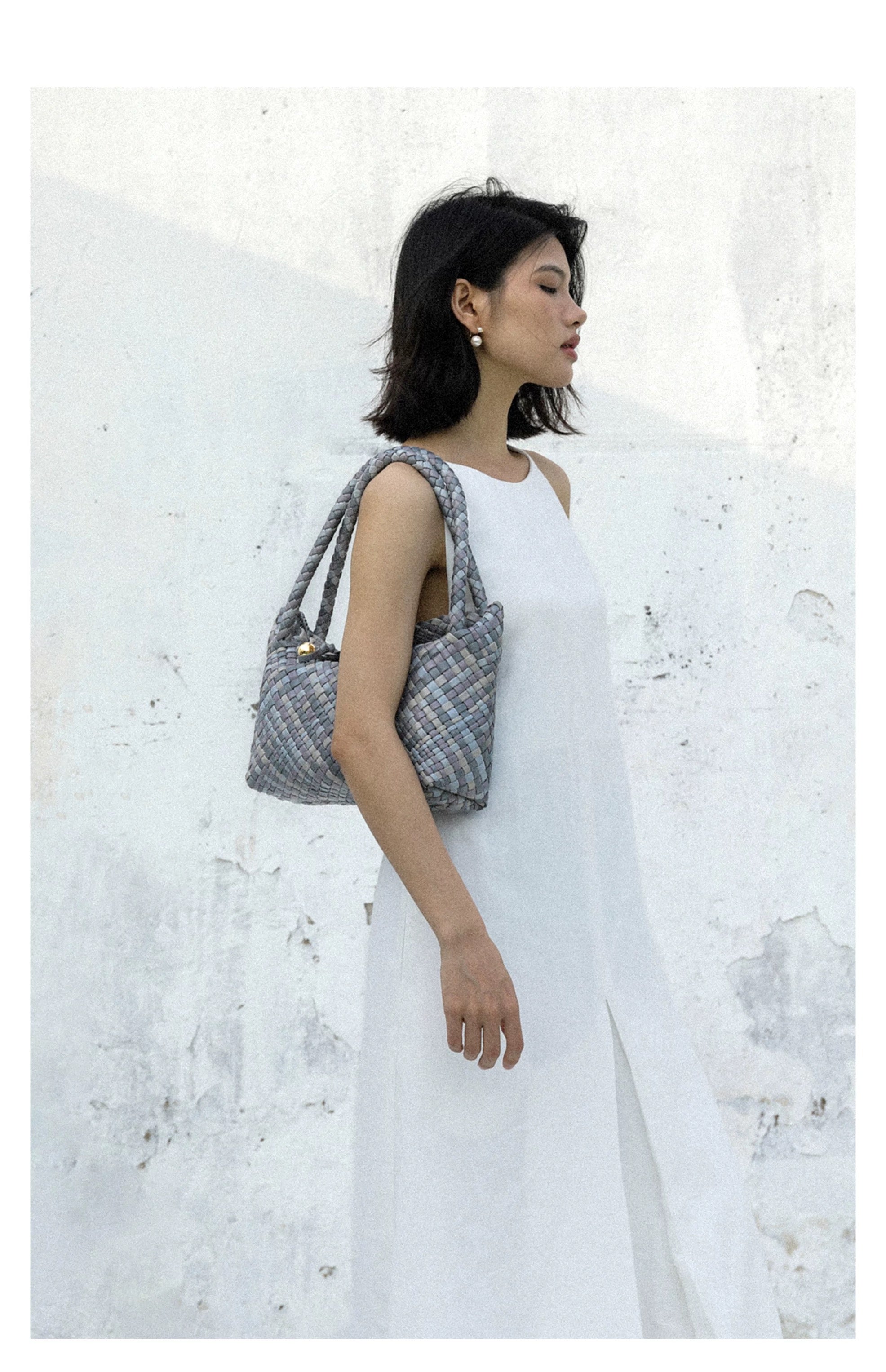 Handwoven Elegance – Genuine Leather Bag