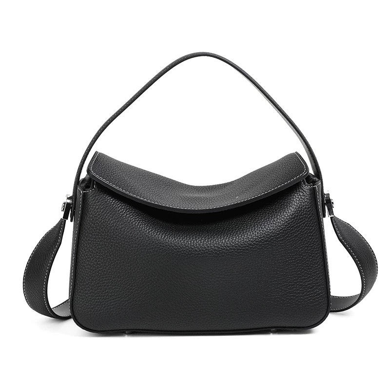 Dual Luxe – Genuine Leather Shoulder Bag