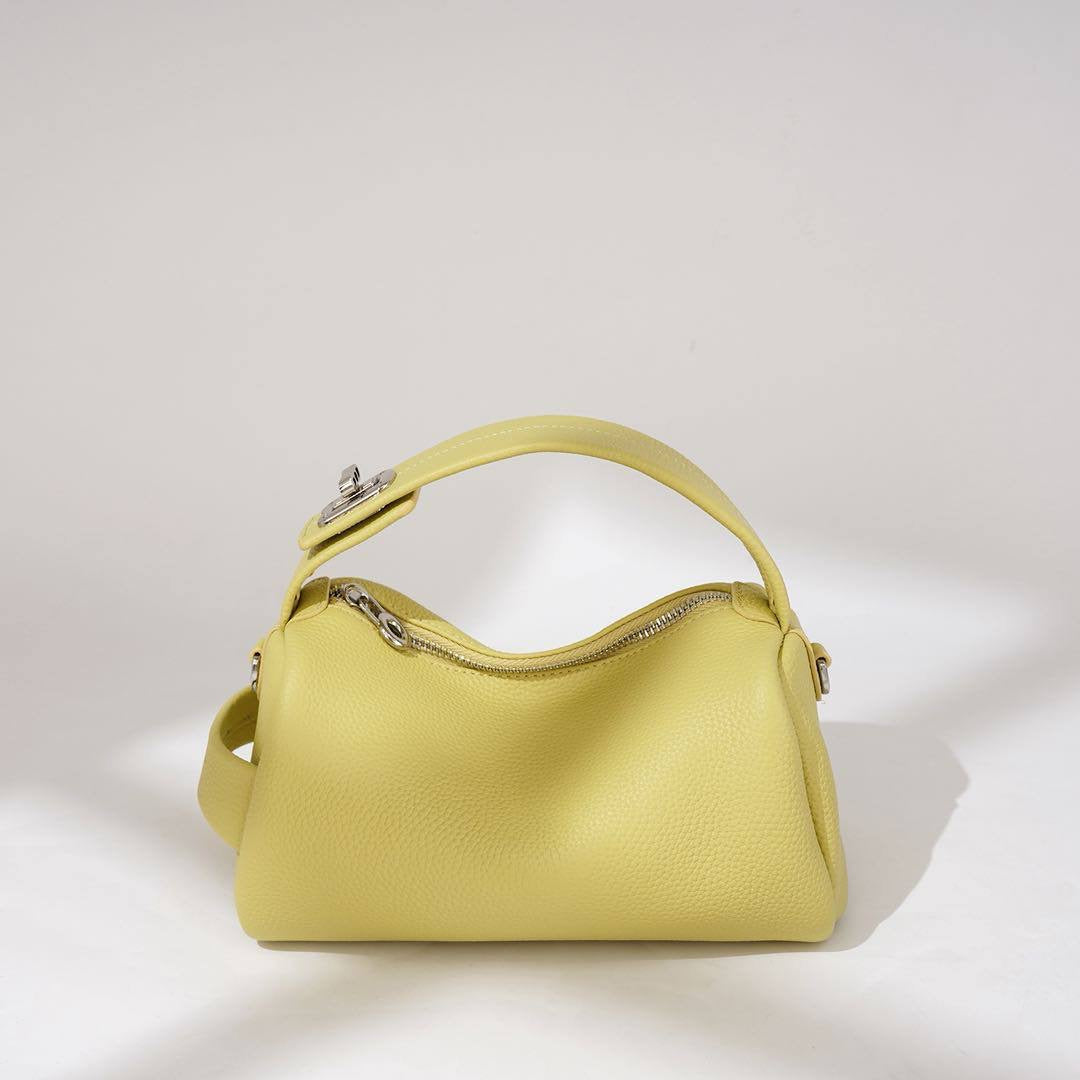 SoftDrop Grain Crossbody Bag — Compact Purse with Adjustable Long Strap