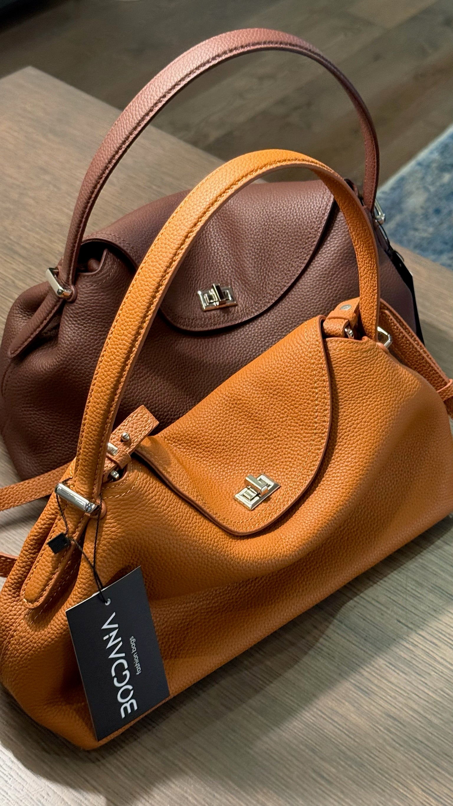 Metropolitan Luxe Bag — with long adjustable crossbody strap