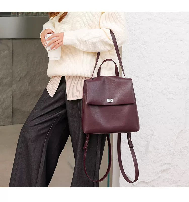 Timeless Leather Backpack Urban Elegance
