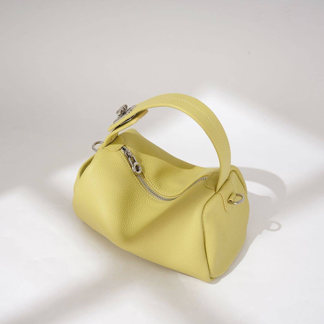 SoftDrop Grain Crossbody Bag — Compact Purse with Adjustable Long Strap