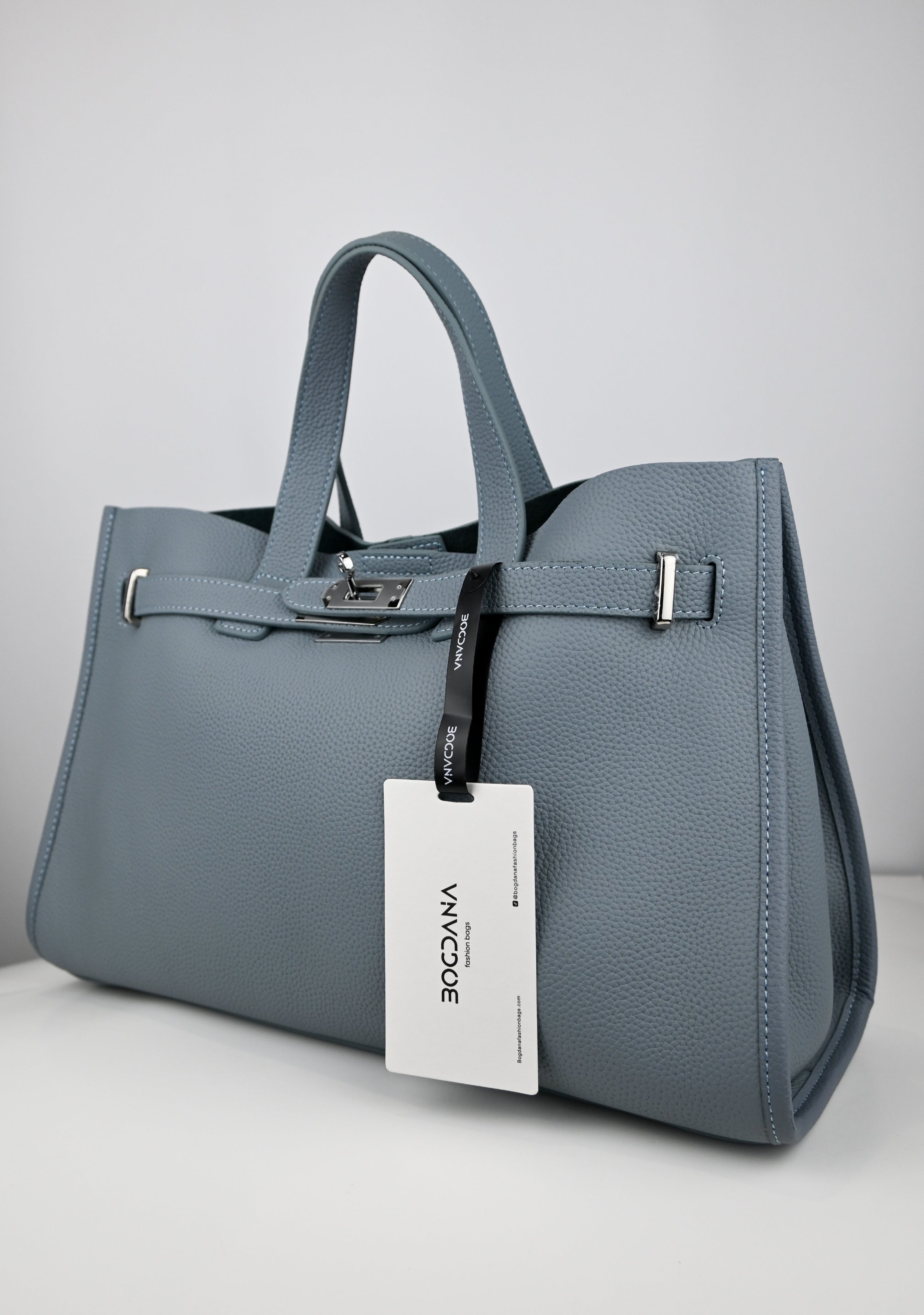 Urban Luxe — Genuine Leather Power Tote. Women’s shoulder bag