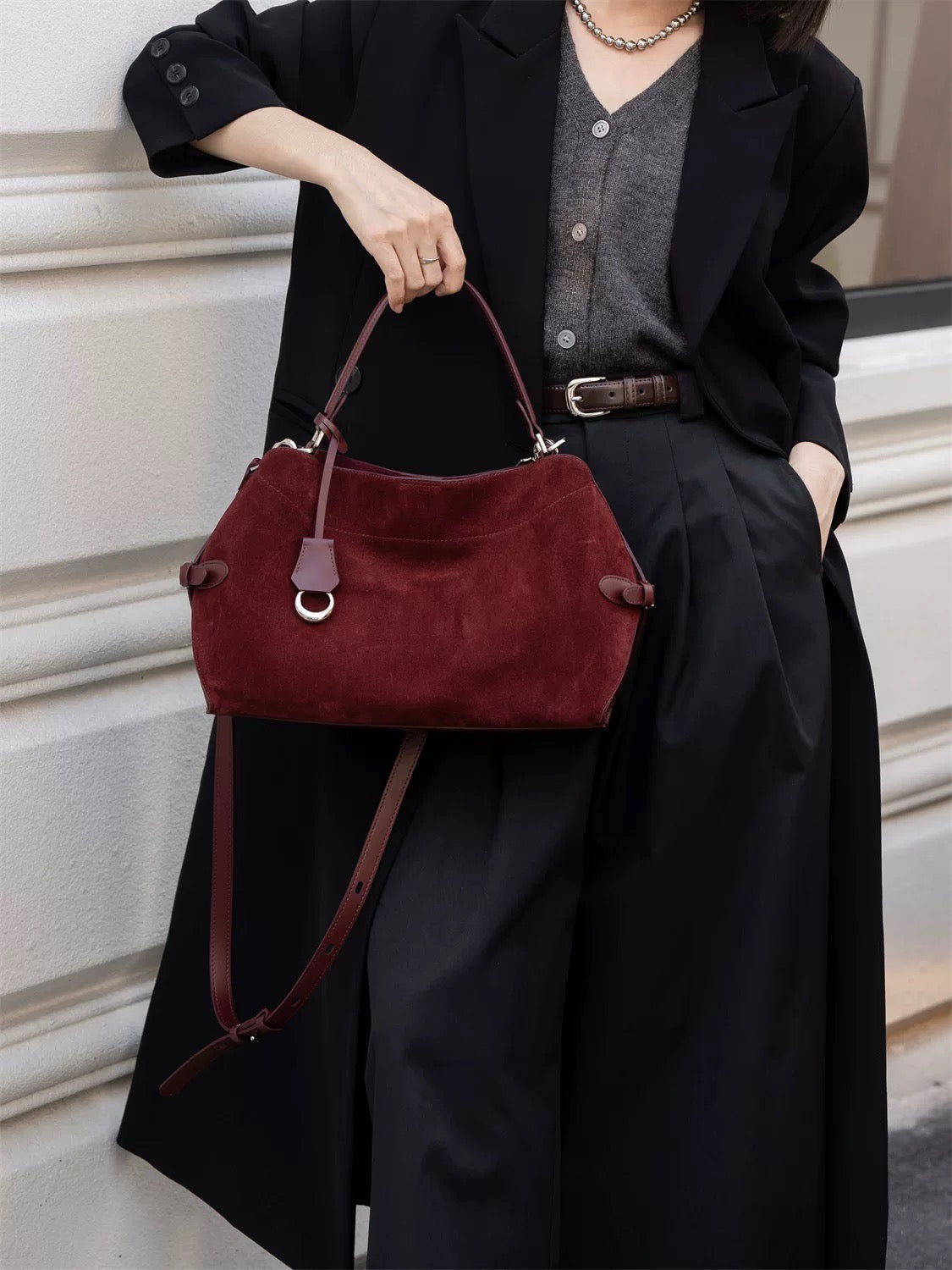 Avenue Luxe — Elegant Bag in Two Materials