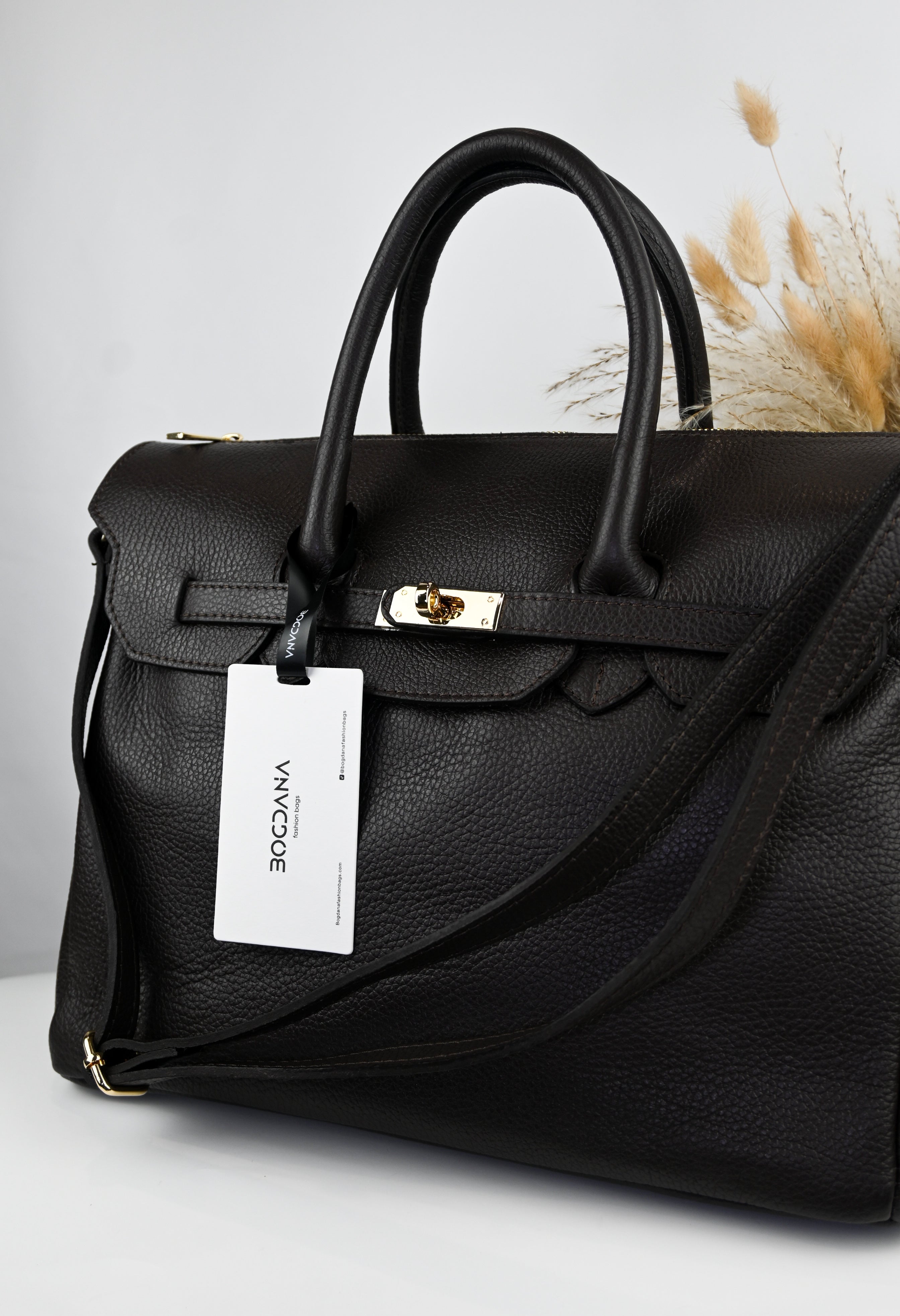 Milano Grande – Italian Leather Bag with Strap