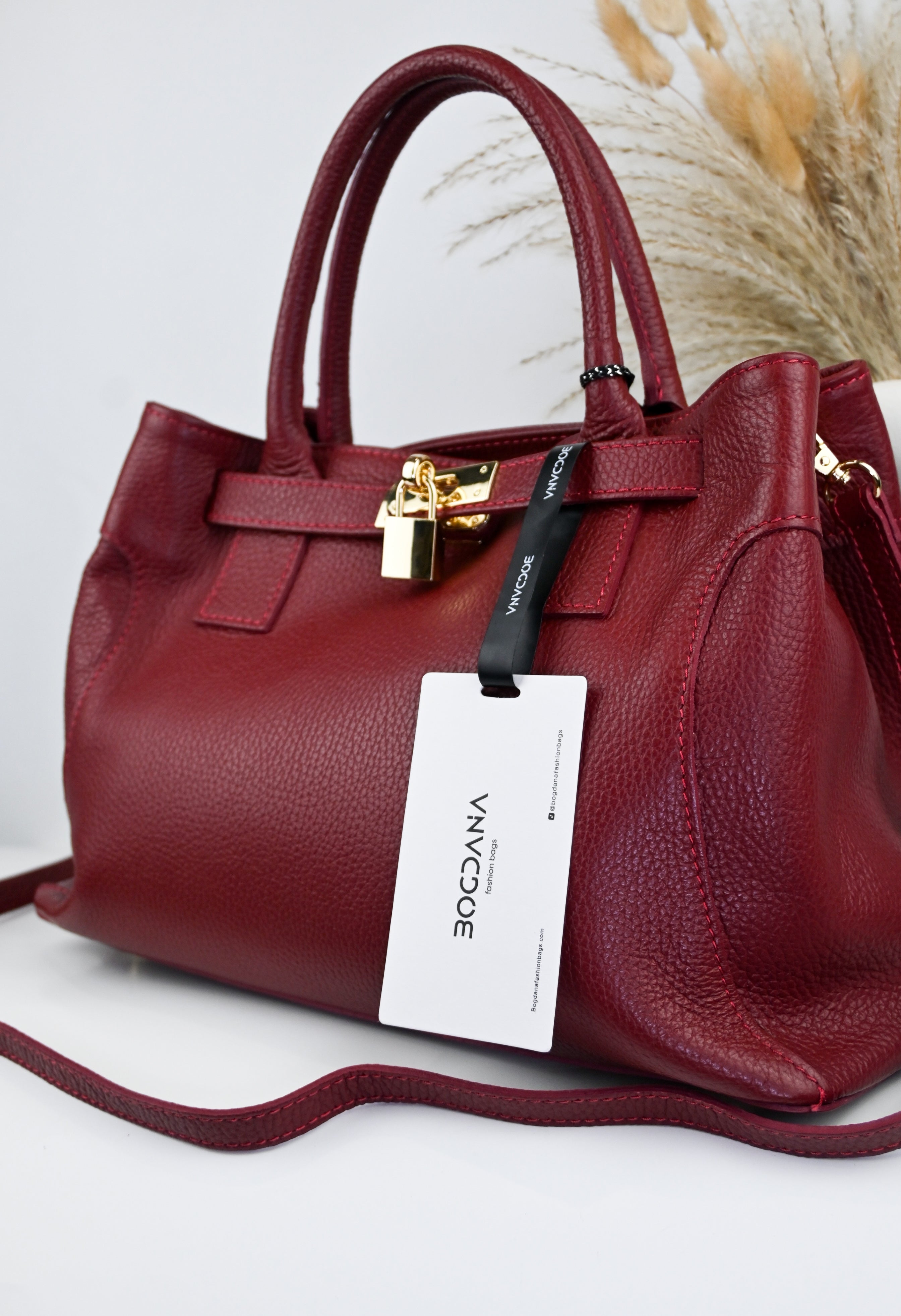 Bogdana Firenze – Genuine Leather Bag, Made in Italy 🇮🇹