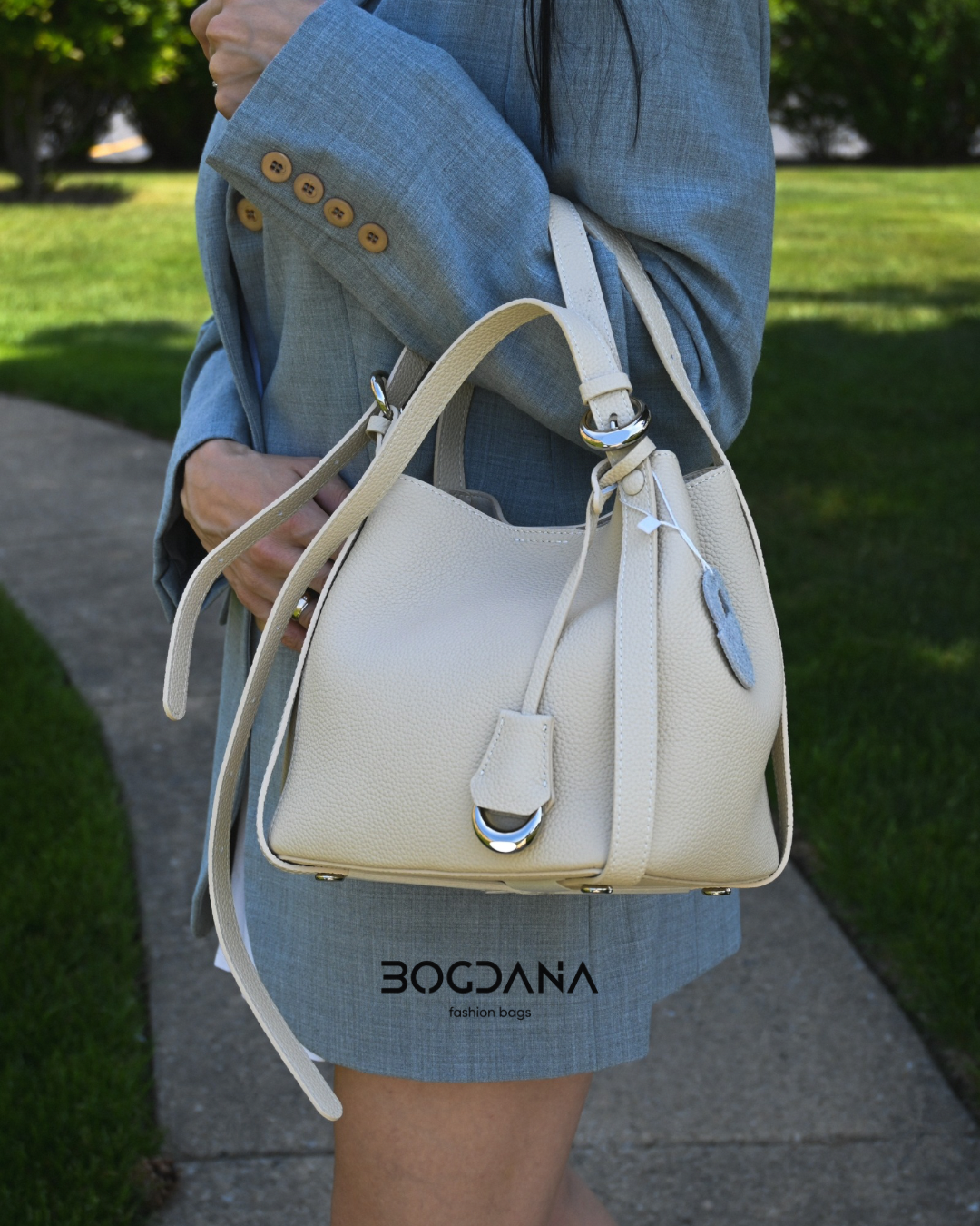 Narana Genuine Leather Bag with Matching Pouch — Style in Motion