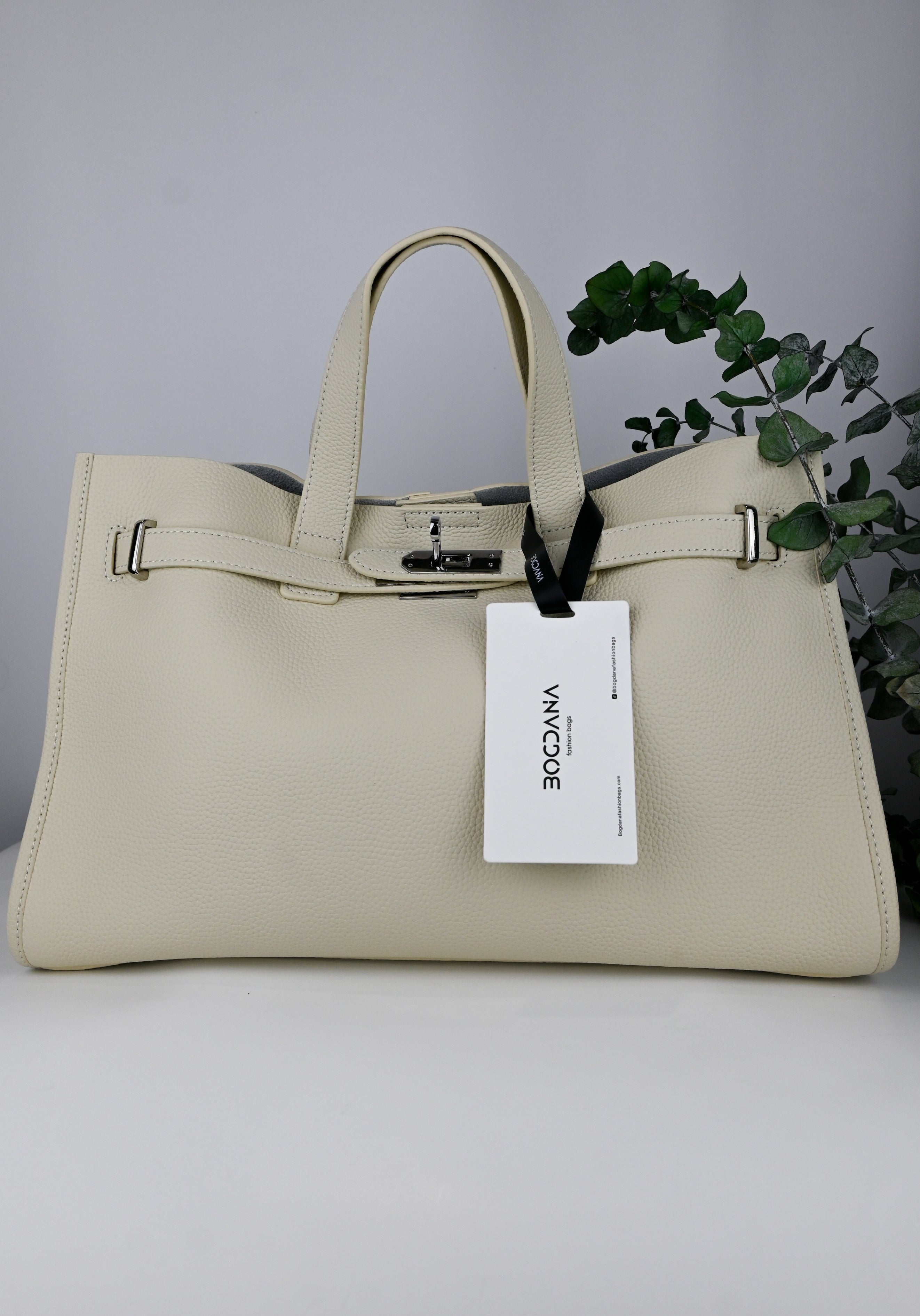 Urban Luxe — Genuine Leather Power Tote. Women’s shoulder bag