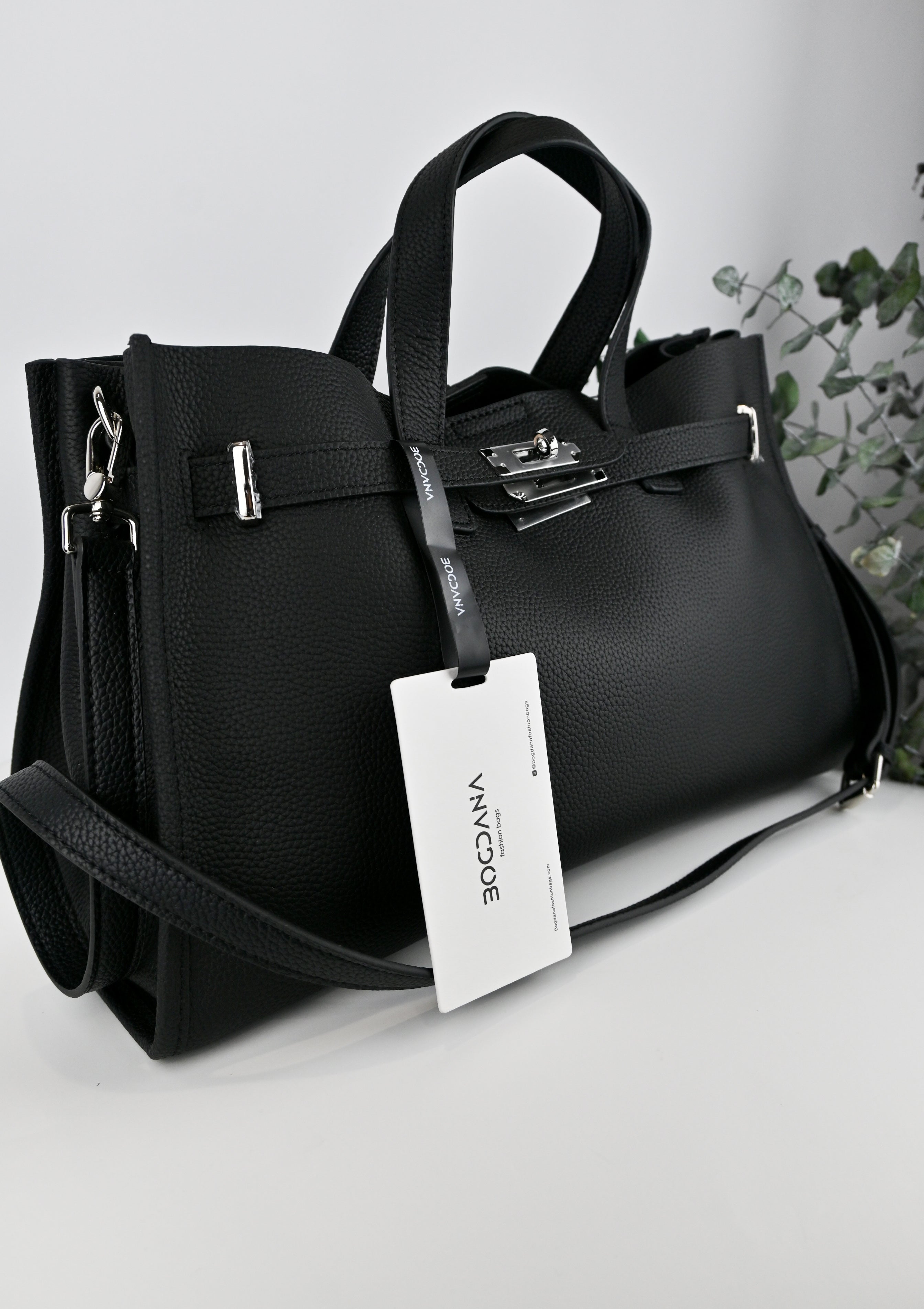 Urban Luxe — Genuine Leather Power Tote. Women’s shoulder bag