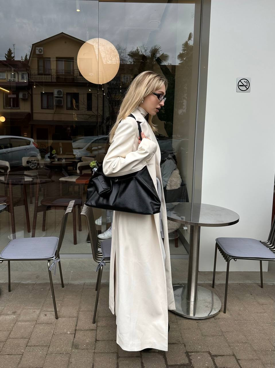 LA FORMA DUO BOGDANA— shoulder bag made from genuine leather