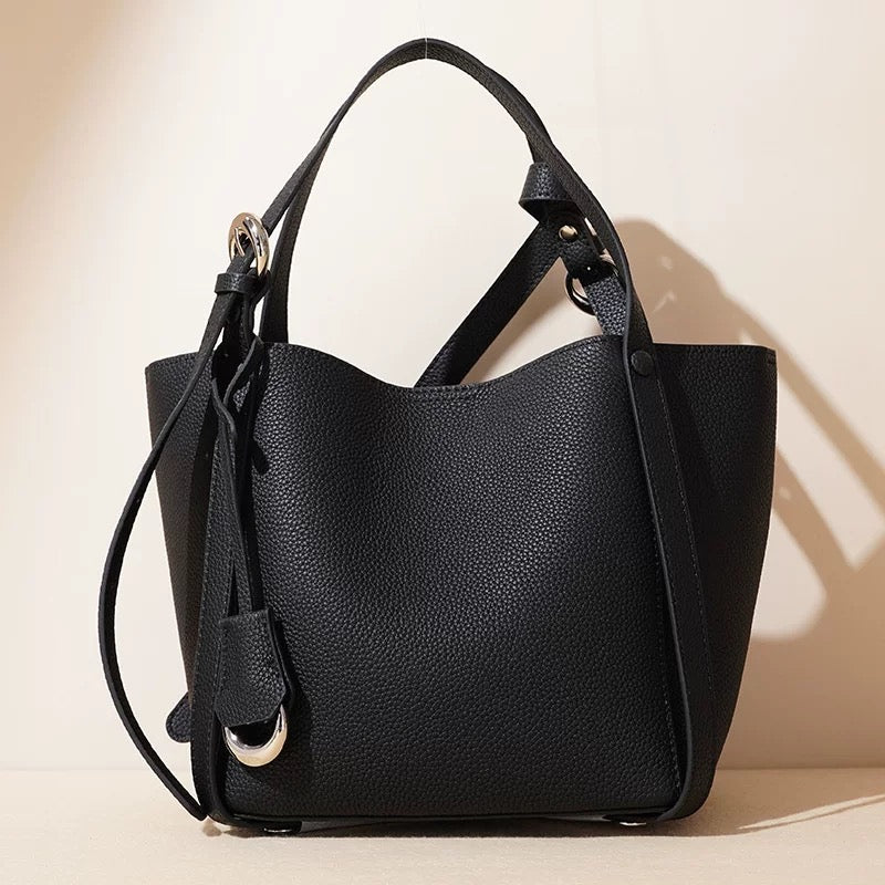 Narana Genuine Leather Bag with Matching Pouch — Style in Motion