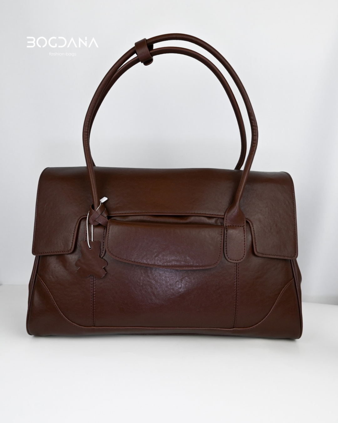 Silhouette Noir Genuine Leather Shoulder Bag